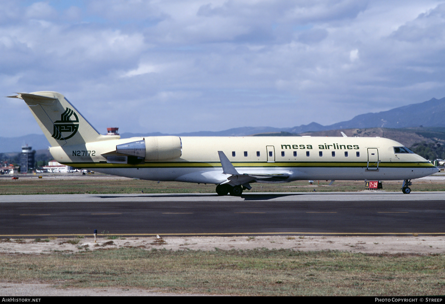 Aircraft Photo of N27172 | Bombardier CRJ-200LR (CL-600-2B19) | Mesa Airlines | AirHistory.net #238201