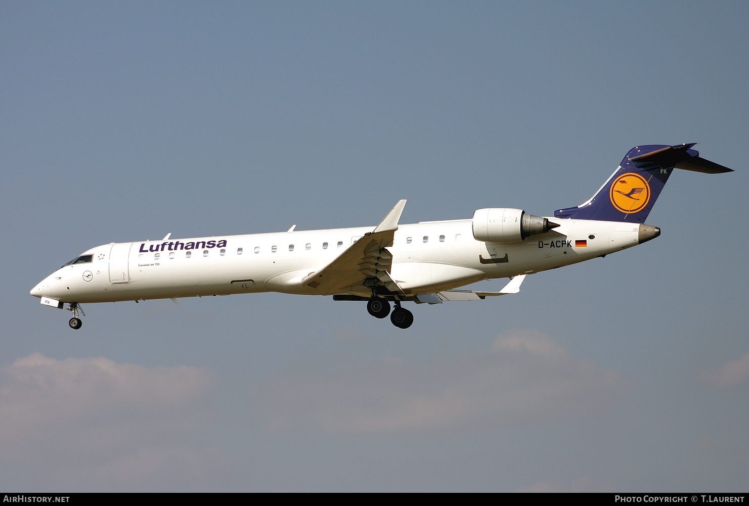 Aircraft Photo of D-ACPK | Bombardier CRJ-701ER (CL-600-2C10) | Lufthansa | AirHistory.net #238208