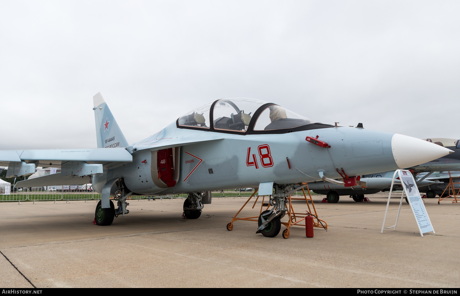 Aircraft Photo of RF-44445 | Yakovlev Yak-130 | Russia - Air Force | AirHistory.net #238264