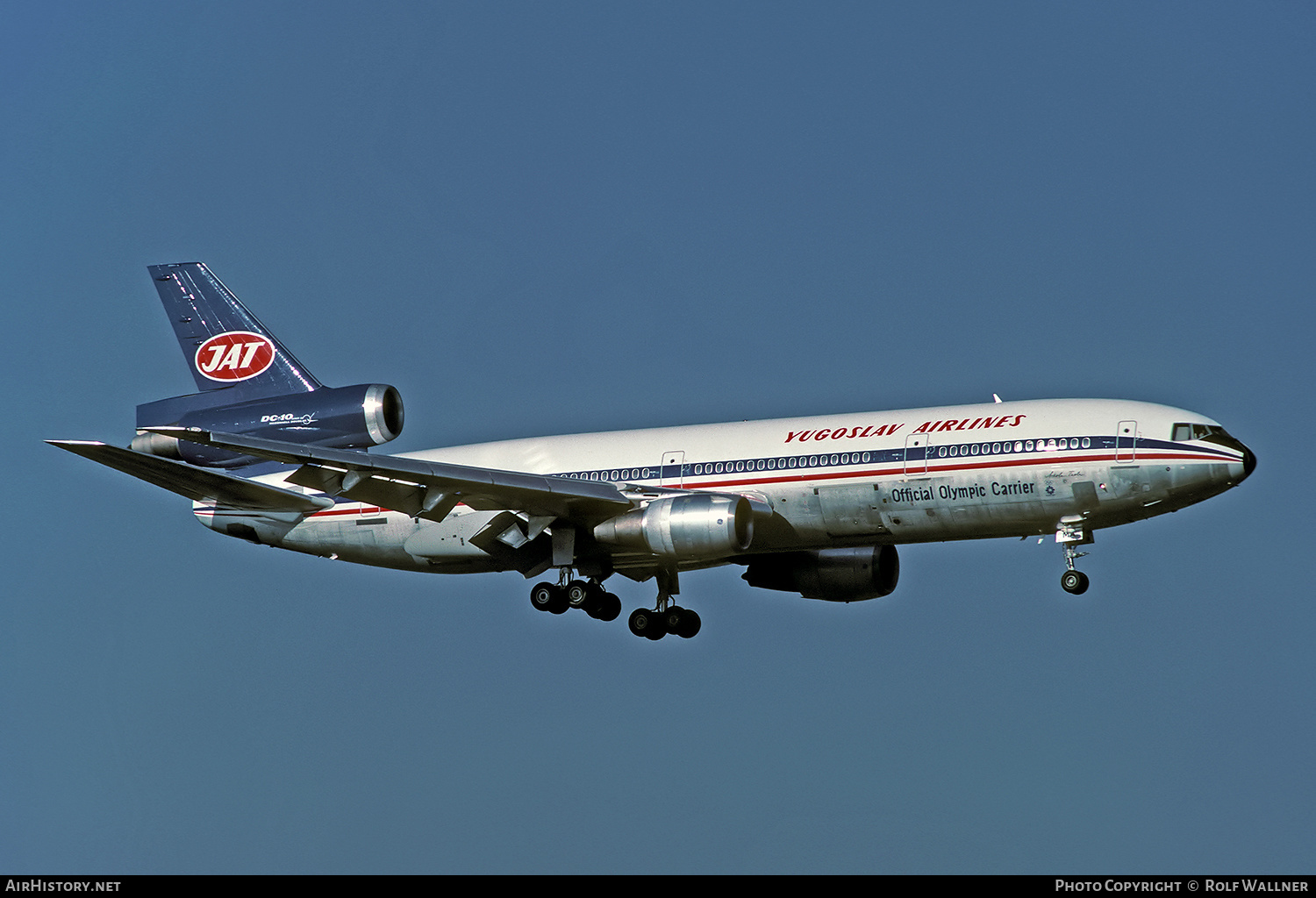 Aircraft Photo of YU-AMA | McDonnell Douglas DC-10-30 | JAT Yugoslav Airlines - Jugoslovenski Aerotransport | AirHistory.net #238268
