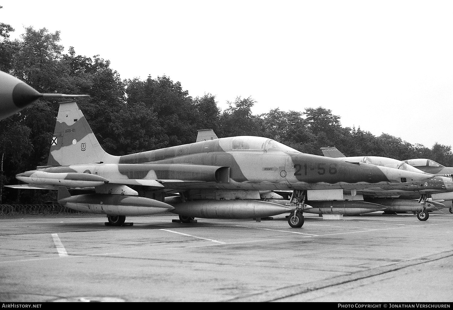 Aircraft Photo of AR9-61 | Northrop SRF-5A Freedom Fighter | Spain - Air Force | AirHistory.net #238278