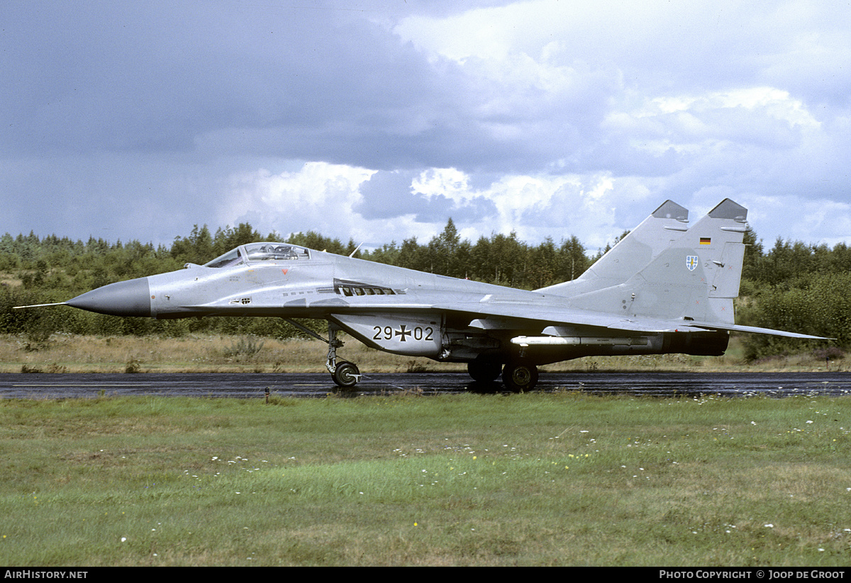 Aircraft Photo of 2902 | Mikoyan-Gurevich MiG-29G (9-12A) | Germany - Air Force | AirHistory.net #238288