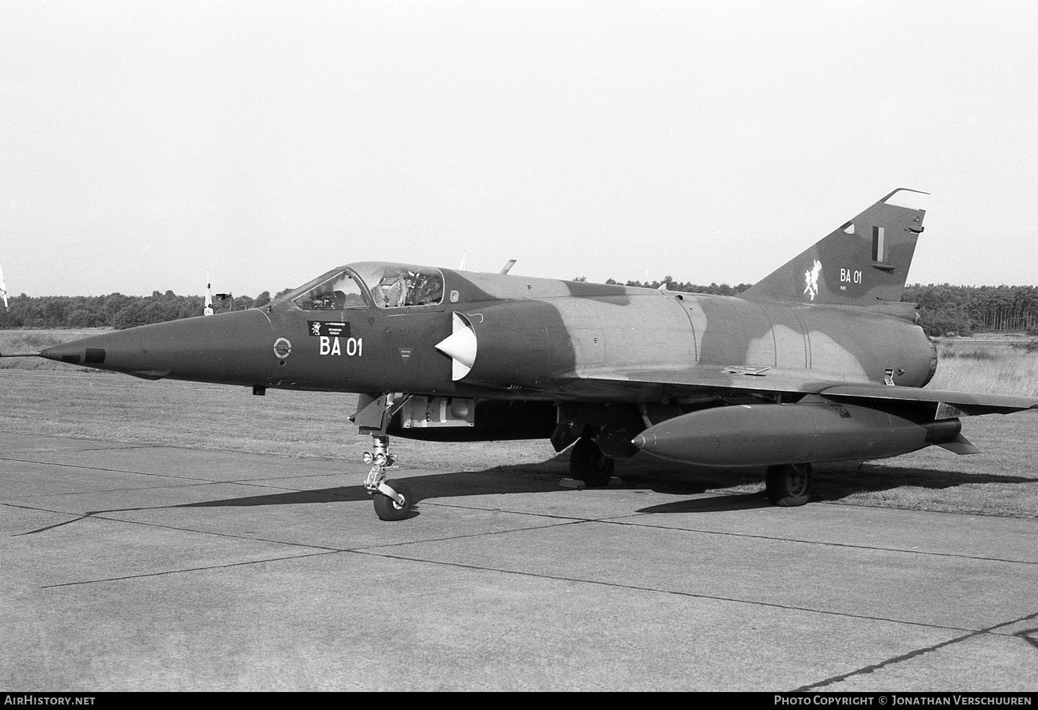 Aircraft Photo of BA01 | Dassault Mirage 5BA | Belgium - Air Force | AirHistory.net #238296