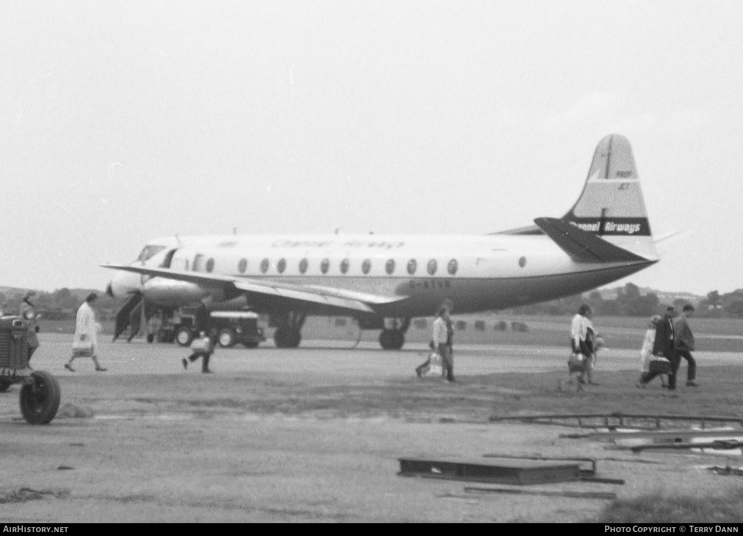 Aircraft Photo of G-ATVR | Vickers 812 Viscount | Channel Airways | AirHistory.net #238301