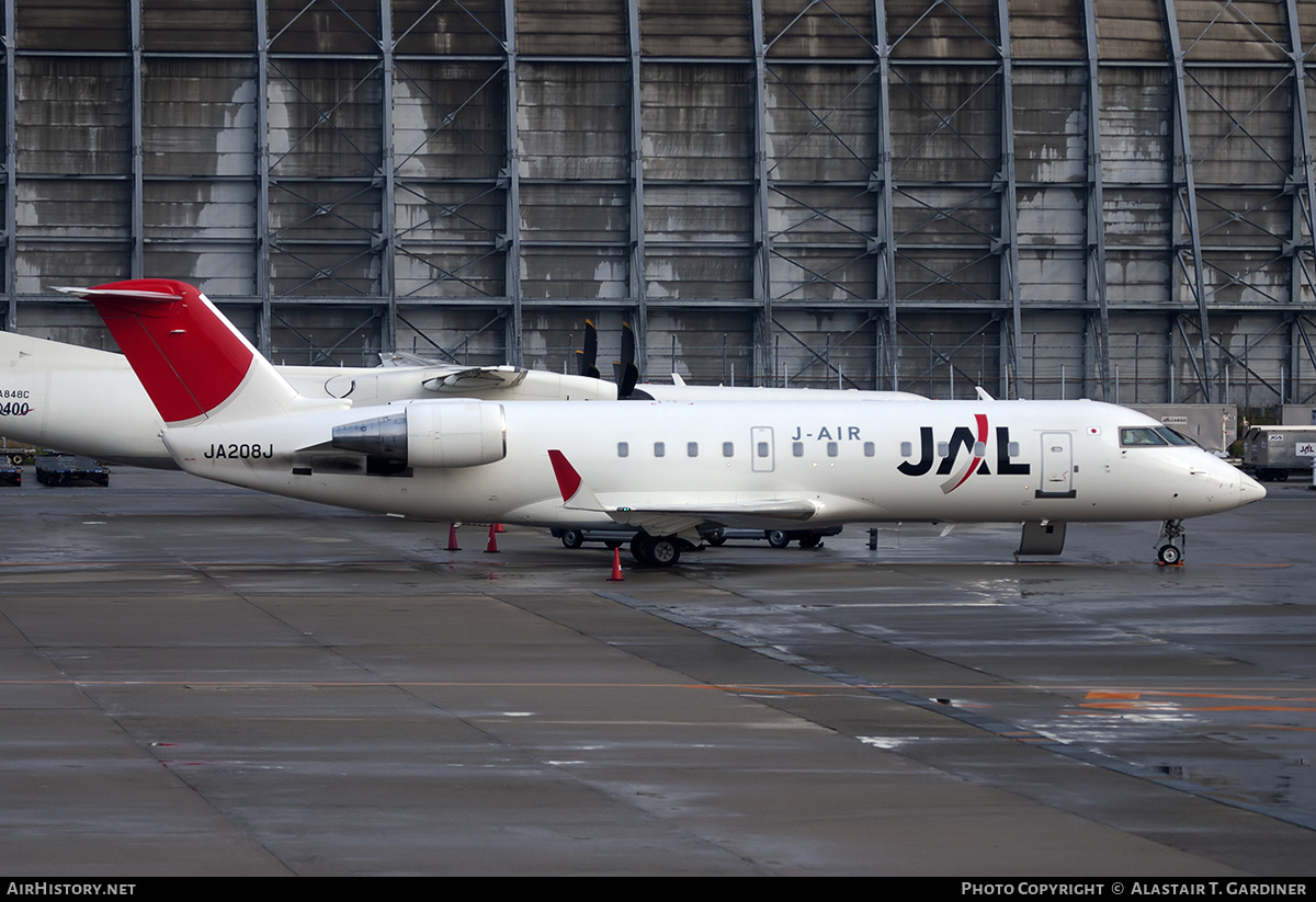 Aircraft Photo of JA208J | Bombardier CRJ-200ER (CL-600-2B19) | Japan Airlines - JAL | AirHistory.net #238306