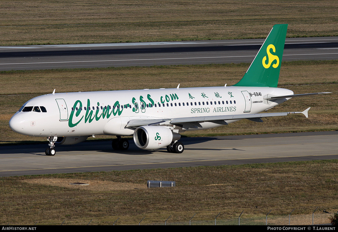 Aircraft Photo of B-6841 | Airbus A320-214 | Spring Airlines | AirHistory.net #238332