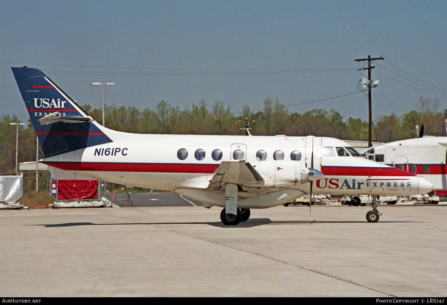 Aircraft Photo of N161PC | British Aerospace BAe-3101 Jetstream 31 | USAir Express | AirHistory.net #238347