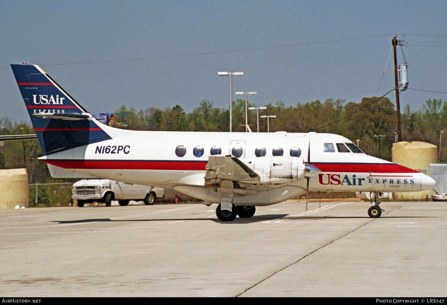 Aircraft Photo of N162PC | British Aerospace BAe-3101 Jetstream 31 | USAir Express | AirHistory.net #238358
