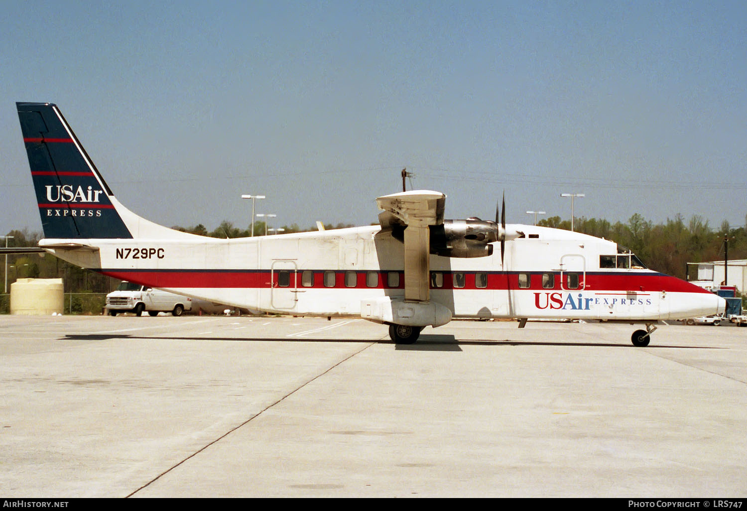 Aircraft Photo of N729PC | Short 360-300 | USAir Express | AirHistory.net #238359