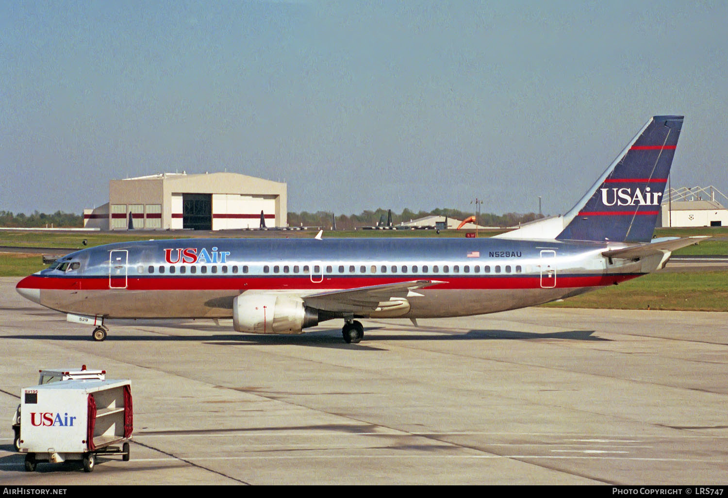 Aircraft Photo of N529AU | Boeing 737-3B7 | USAir | AirHistory.net #238360