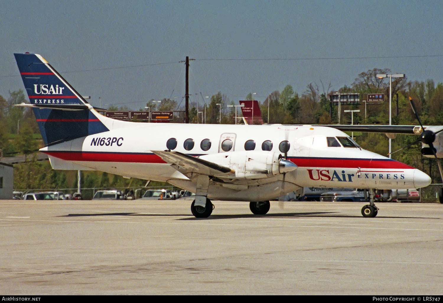 Aircraft Photo of N163PC | British Aerospace BAe-3101 Jetstream 31 | USAir Express | AirHistory.net #238361