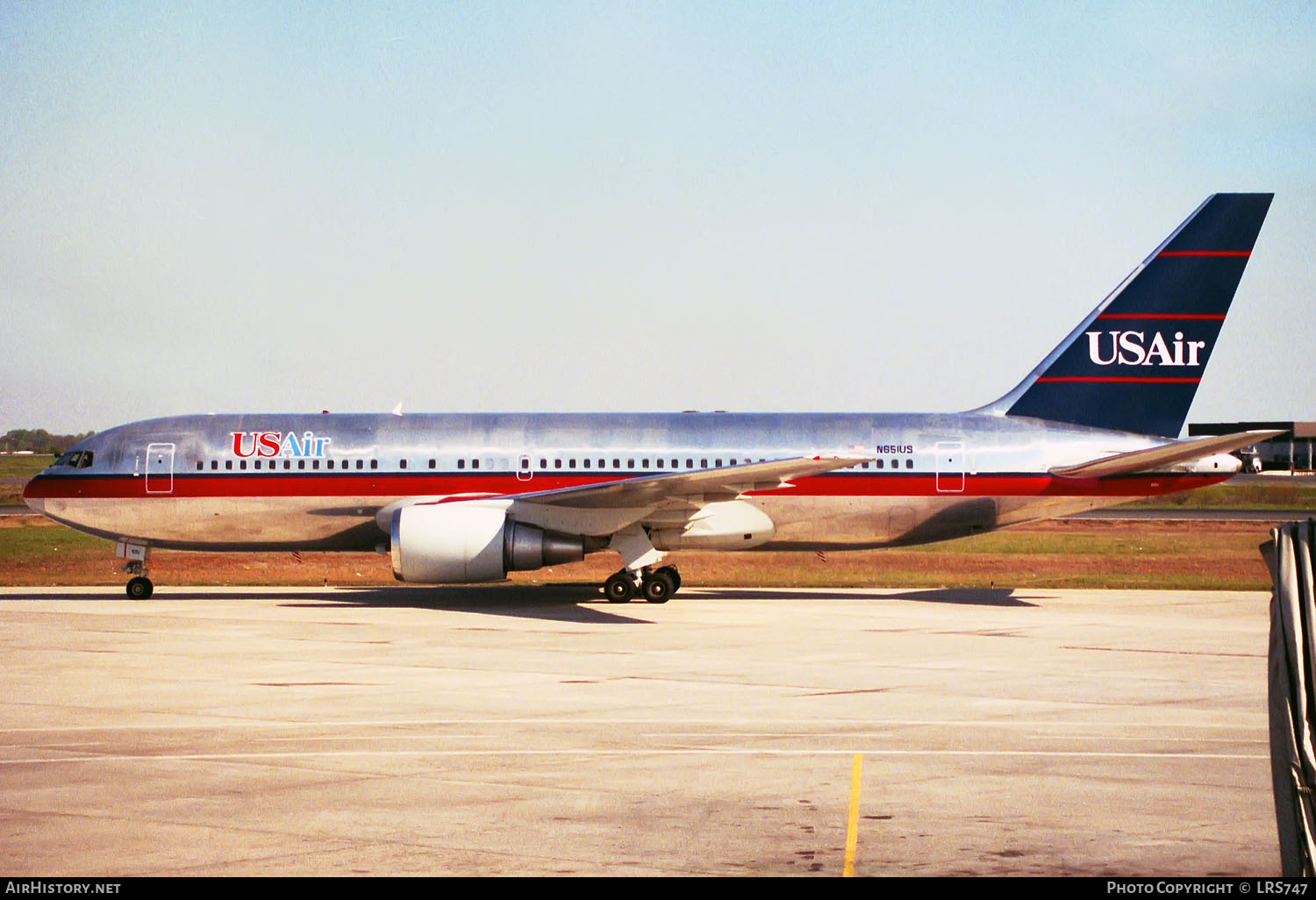 Aircraft Photo of N651US | Boeing 767-2B7/ER | USAir | AirHistory.net #238362