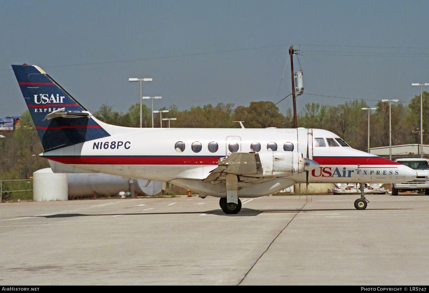 Aircraft Photo of N168PC | British Aerospace BAe-3101 Jetstream 31 | USAir Express | AirHistory.net #238363
