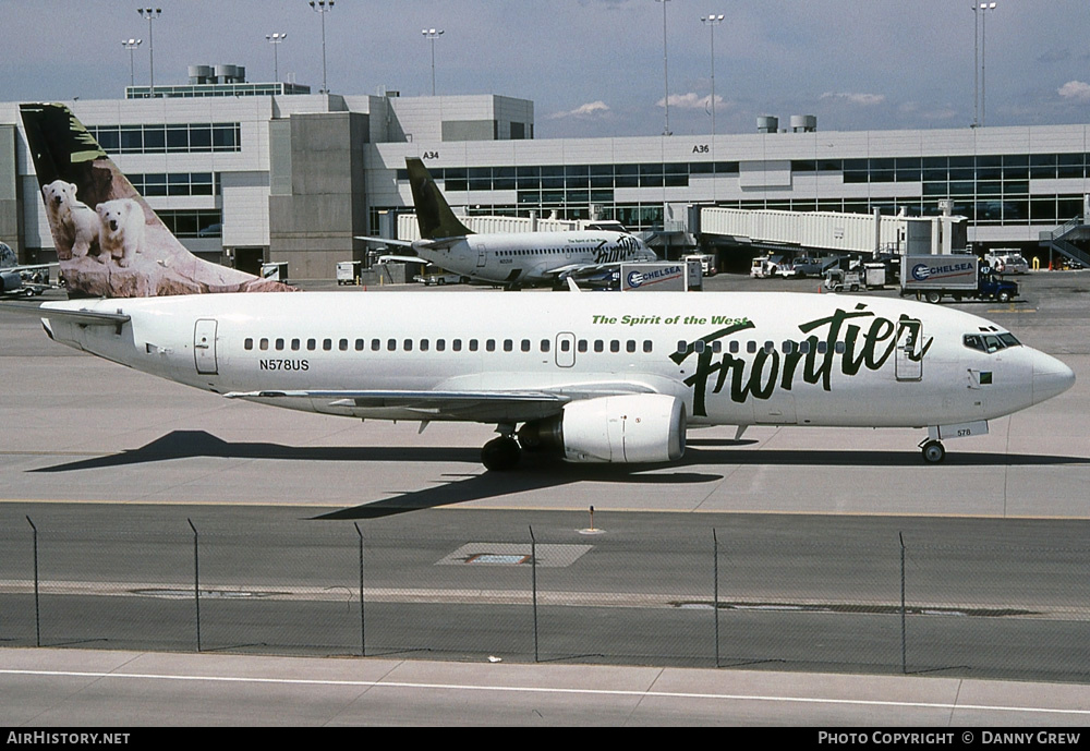 Aircraft Photo of N578US | Boeing 737-301 | Frontier Airlines | AirHistory.net #238369