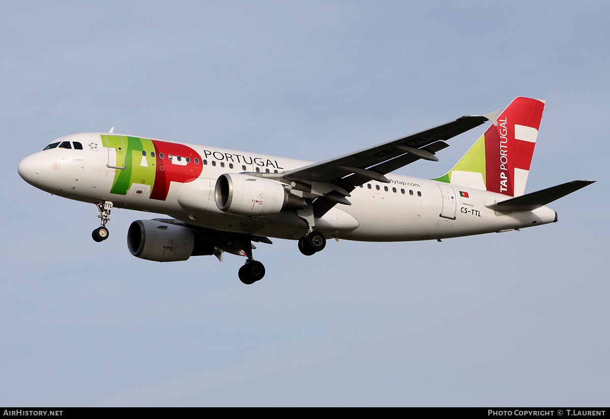 Aircraft Photo of CS-TTL | Airbus A319-111 | TAP Portugal | AirHistory.net #238370