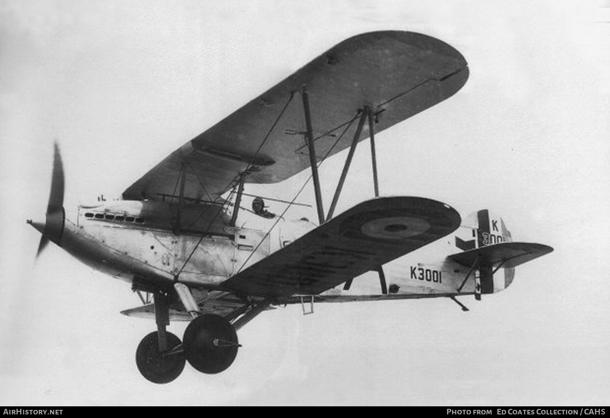 Aircraft Photo of K3001 | Hawker Hart | UK - Air Force | AirHistory.net #238396