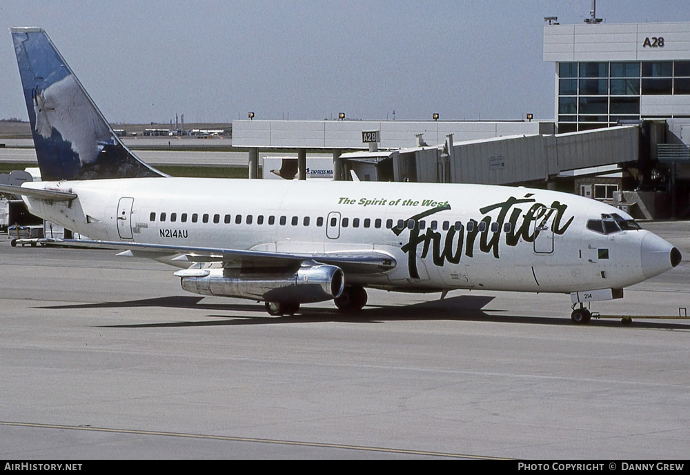 Aircraft Photo of N214AU | Boeing 737-201 | Frontier Airlines | AirHistory.net #238399