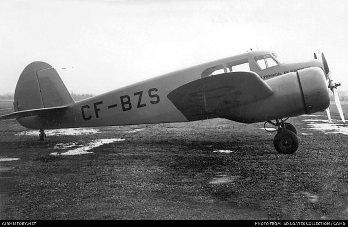 Aircraft Photo of CF-BZS | Cessna T-50 Bobcat | Inter Provincial Air Services | AirHistory.net #238417