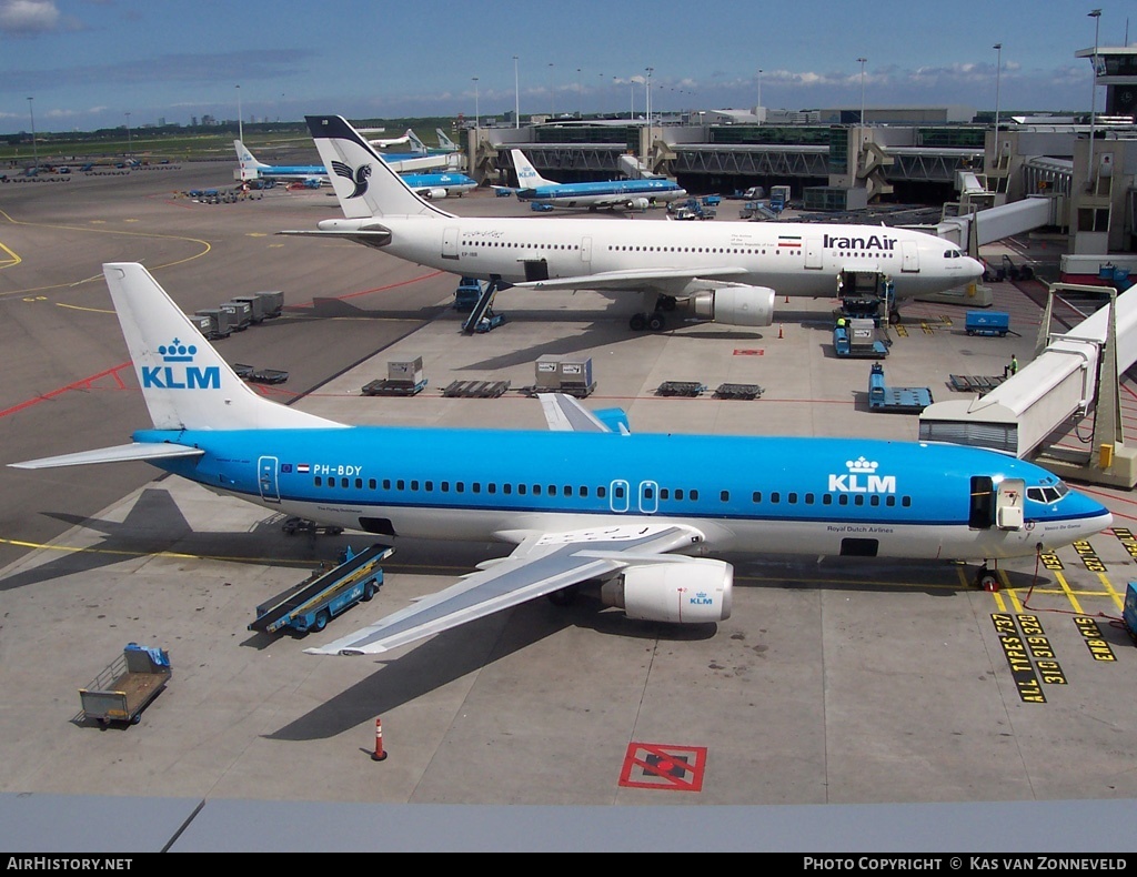 Aircraft Photo of PH-BDY | Boeing 737-406 | KLM - Royal Dutch Airlines | AirHistory.net #238454