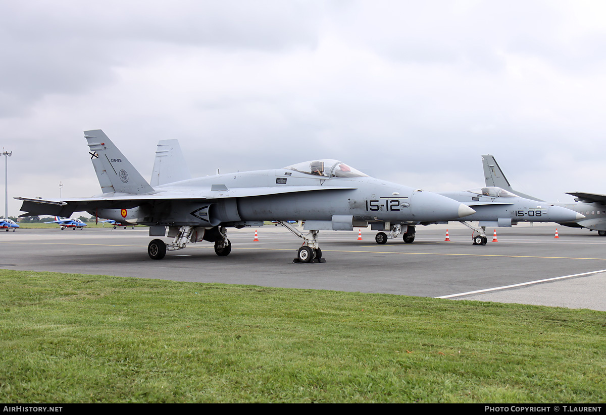 Aircraft Photo of C15-25 | McDonnell Douglas EF-18A Hornet | Spain - Air Force | AirHistory.net #238493