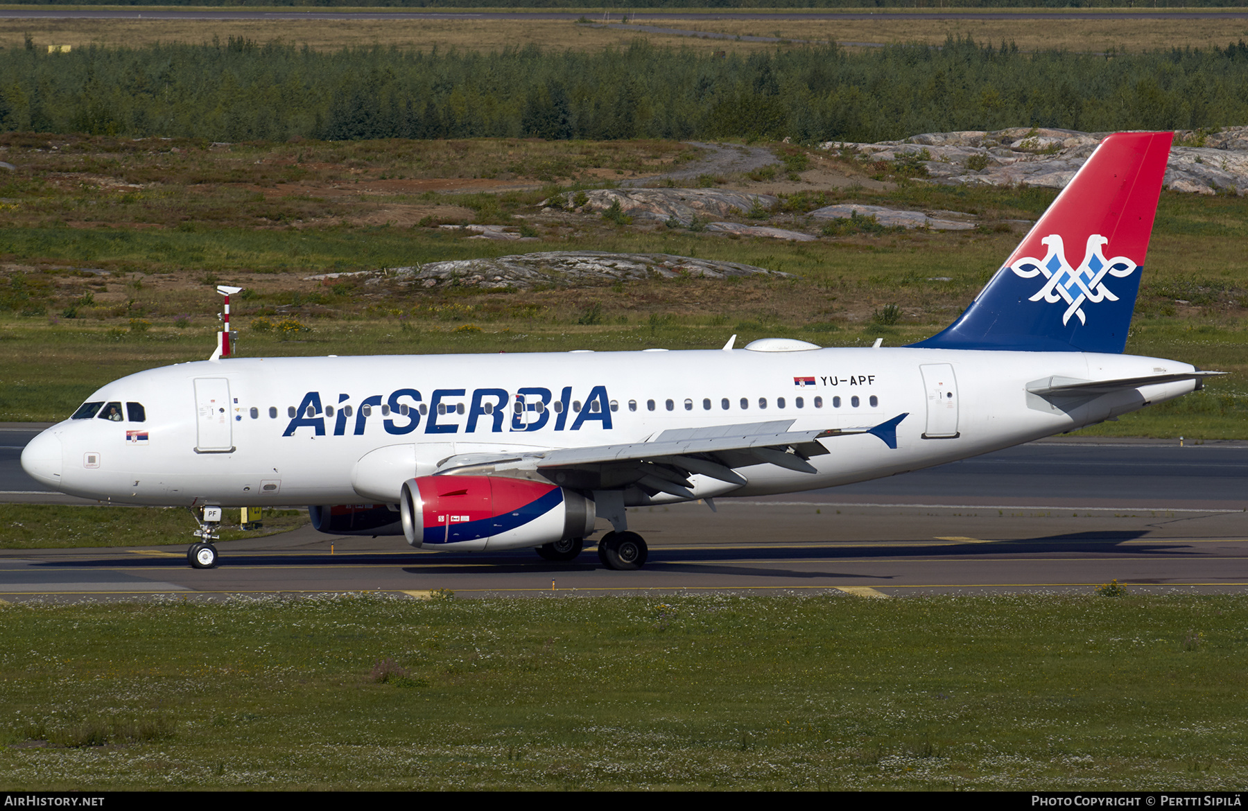 Aircraft Photo of YU-APF | Airbus A319-131 | Air Serbia | AirHistory.net #238511