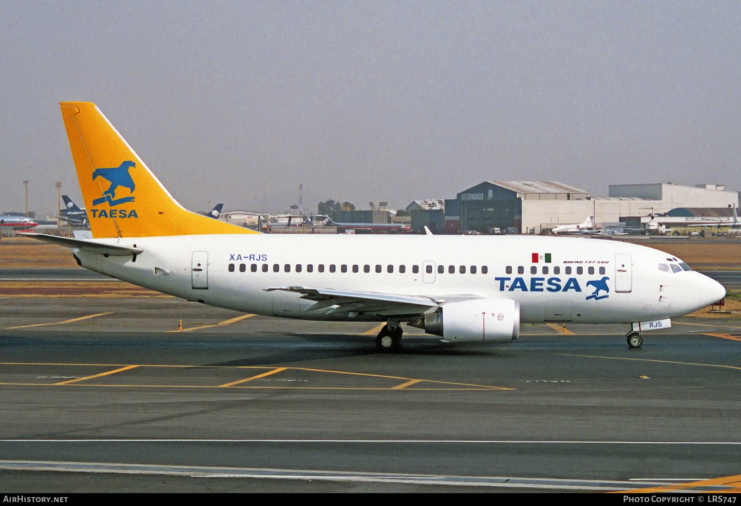 Aircraft Photo of XA-RJS | Boeing 737-5Y0 | TAESA - Transportes Aéreos Ejecutivos | AirHistory.net #238525