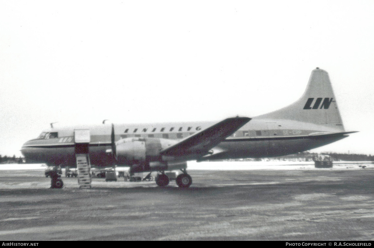 Aircraft Photo of SE-CRP | Convair 440 | Linjeflyg | AirHistory.net #238529