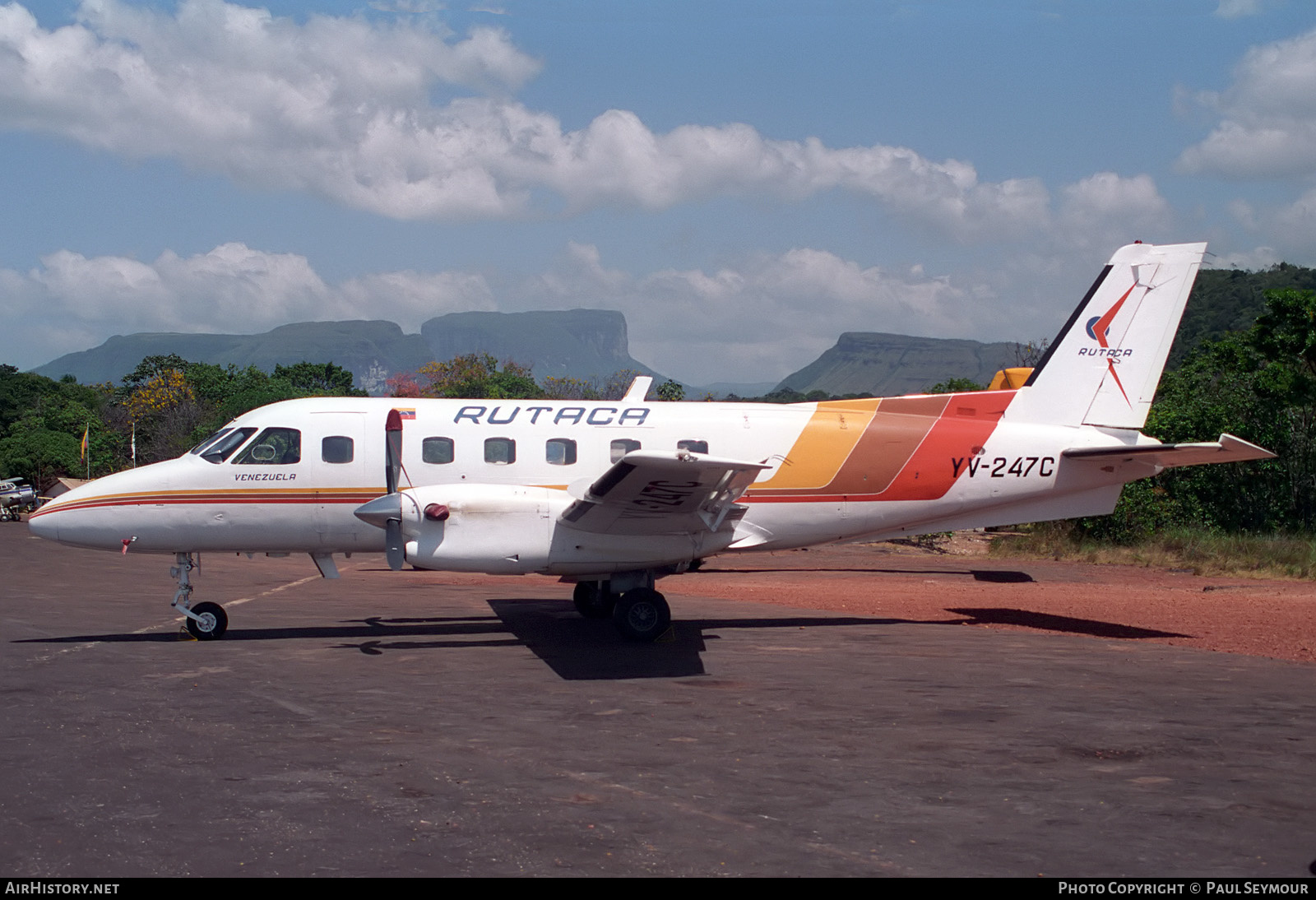 Aircraft Photo of YV-247C | Embraer EMB-110P1 Bandeirante | Rutaca | AirHistory.net #238534