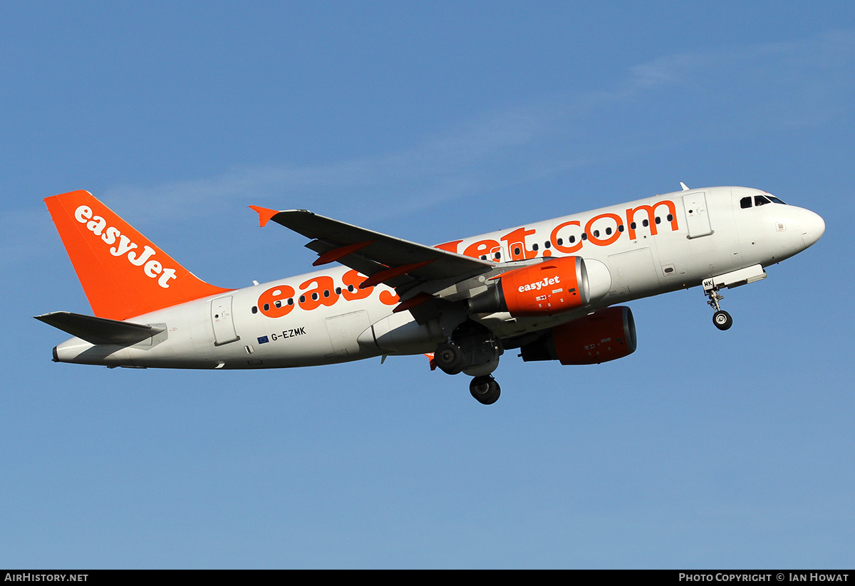 Aircraft Photo of G-EZMK | Airbus A319-111 | EasyJet | AirHistory.net #238544