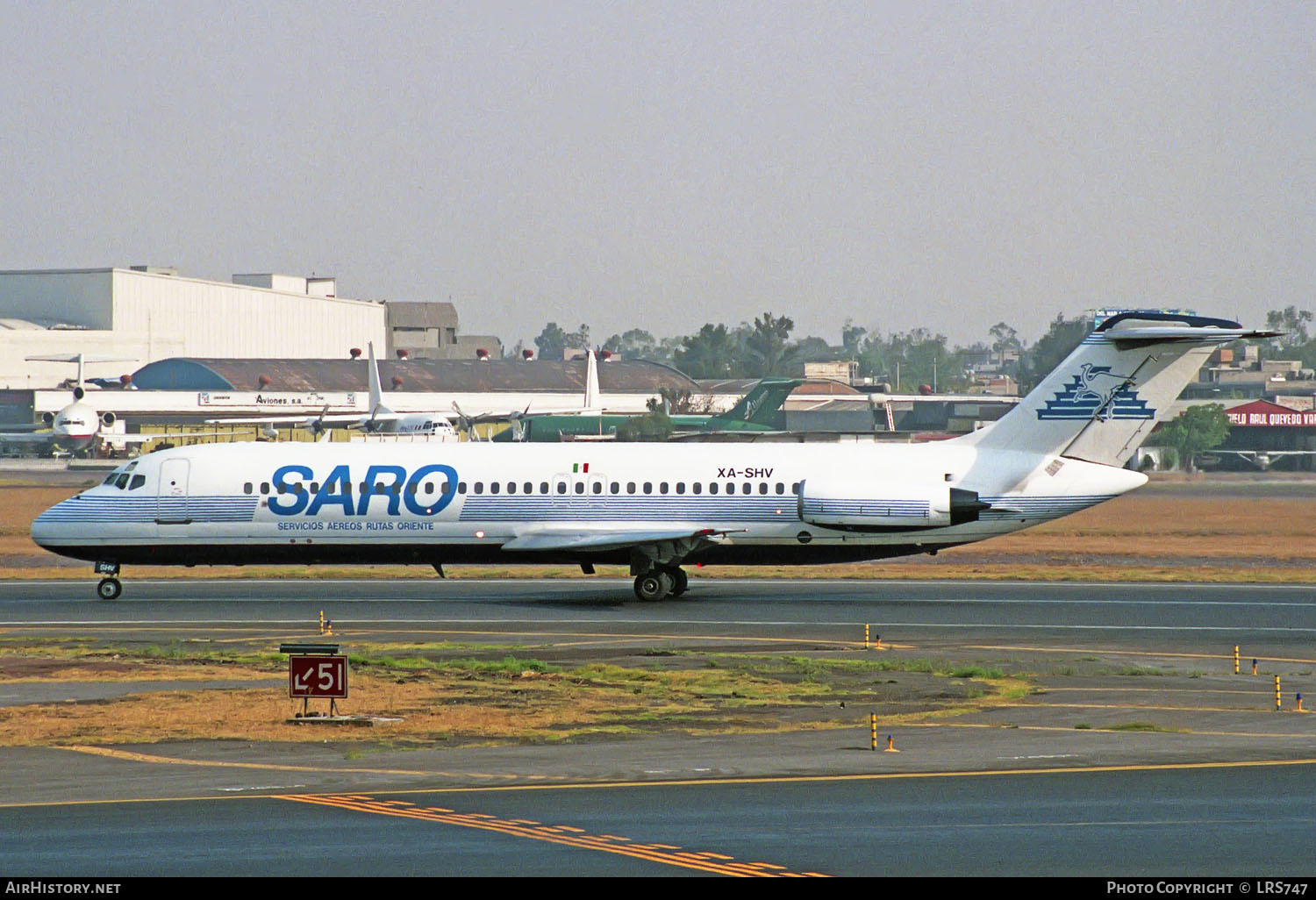 Aircraft Photo of XA-SHV | McDonnell Douglas DC-9-31 | SARO - Servicios Aéreos Rutas Oriente | AirHistory.net #238581