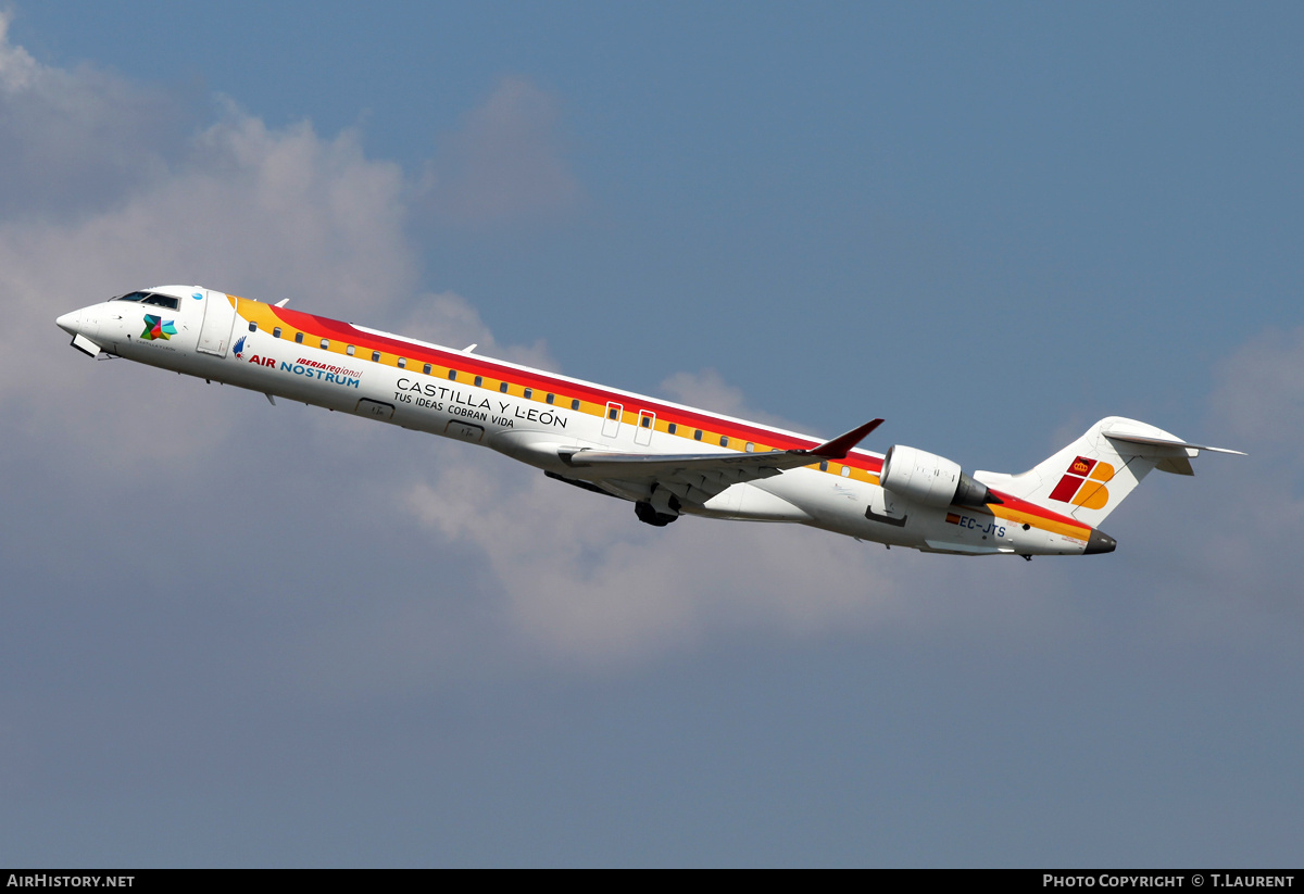 Aircraft Photo of EC-JTS | Bombardier CRJ-900ER (CL-600-2D24) | Iberia Regional | AirHistory.net #238583