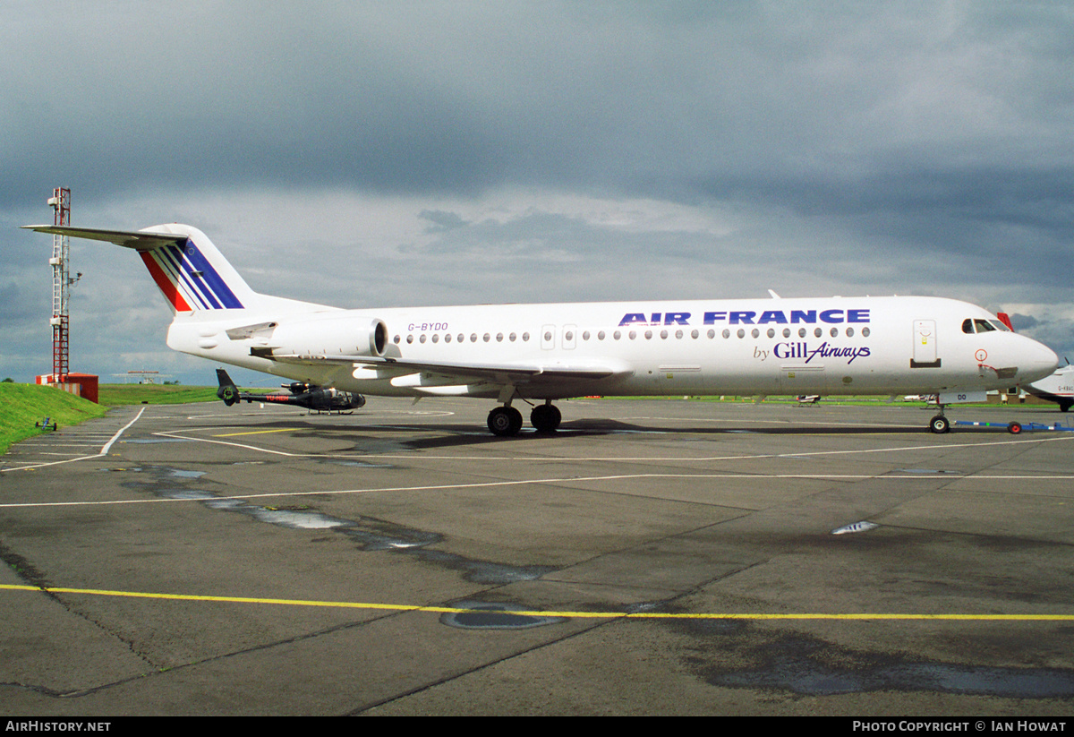 Aircraft Photo of G-BYDO | Fokker 100 (F28-0100) | Air France | AirHistory.net #238590