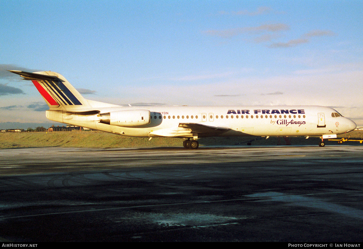 Aircraft Photo of G-BYDN | Fokker 100 (F28-0100) | Air France | AirHistory.net #238592