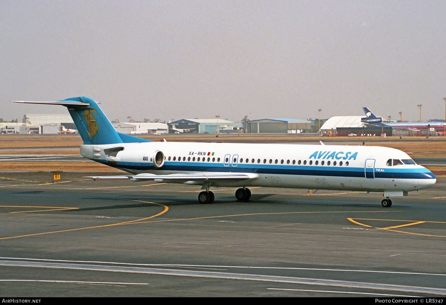Aircraft Photo of XA-RKN | Fokker 100 (F28-0100) | Aviacsa - Aviación de Chiapas | AirHistory.net #238600