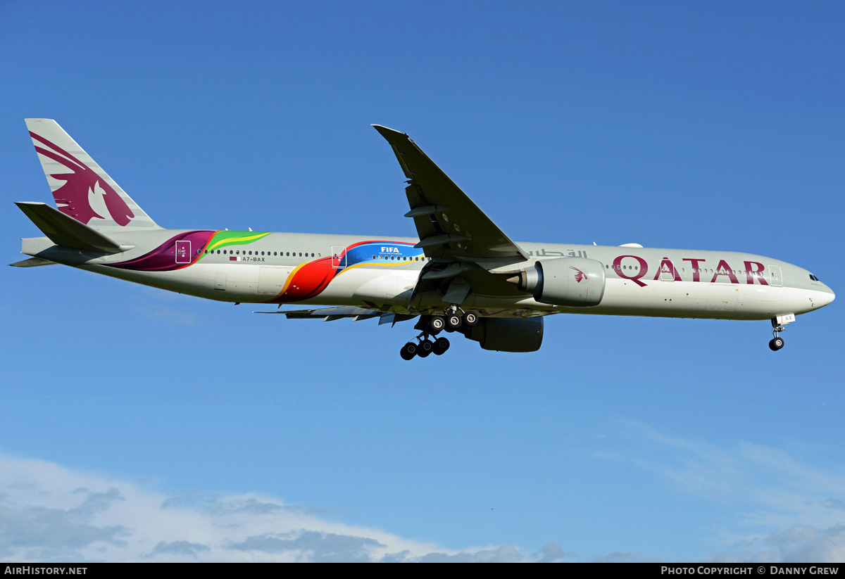 Aircraft Photo of A7-BAX | Boeing 777-3DZ/ER | Qatar Airways | AirHistory.net #238628