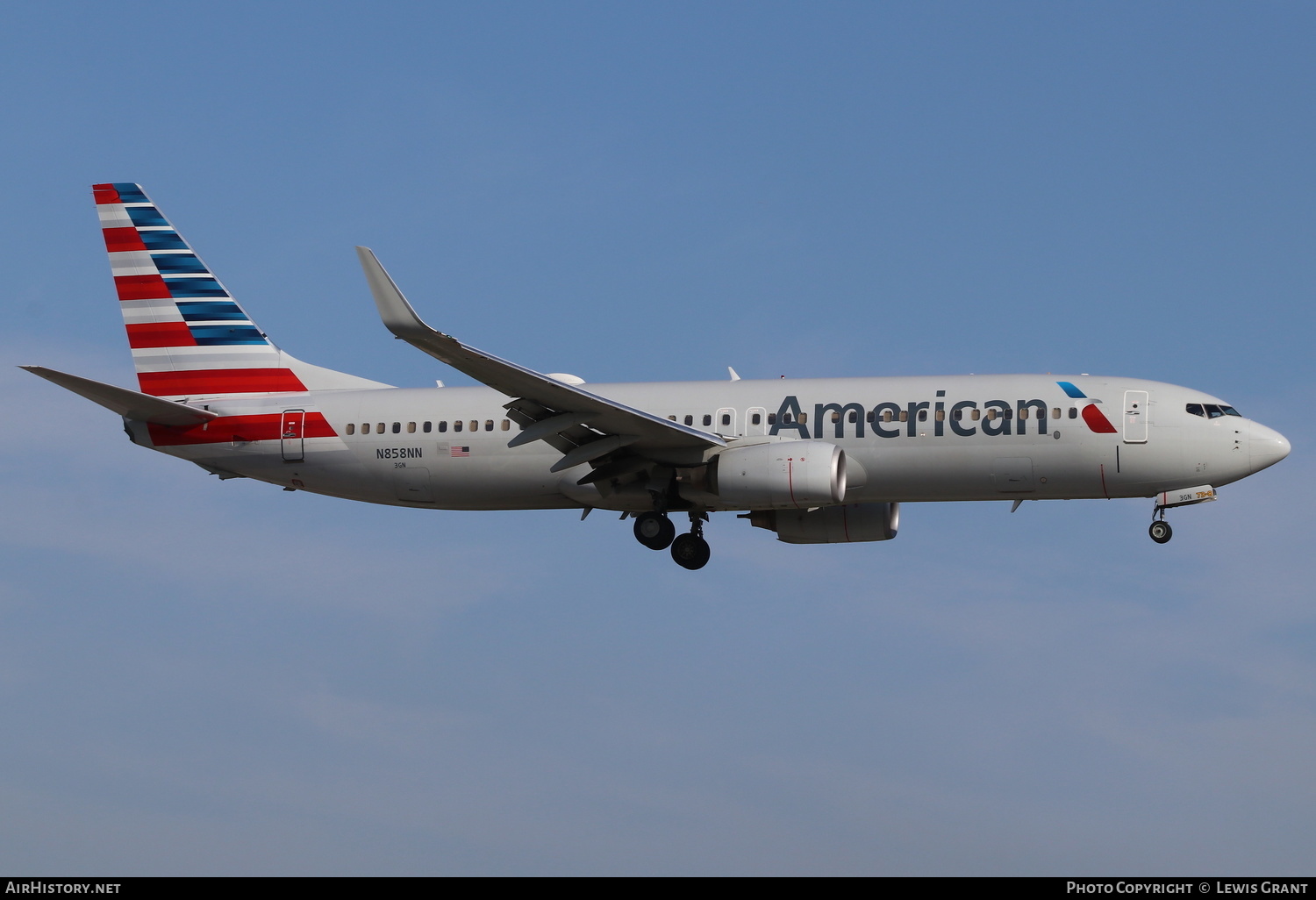 Aircraft Photo of N858NN | Boeing 737-823 | American Airlines | AirHistory.net #238651