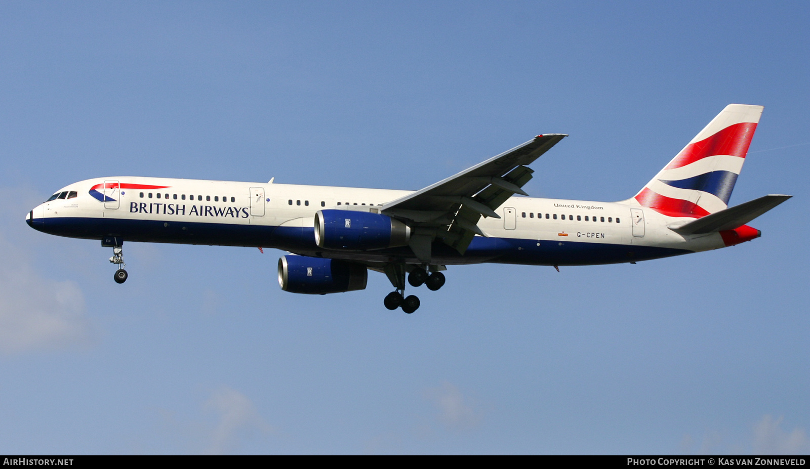 Aircraft Photo of G-CPEN | Boeing 757-236 | British Airways | AirHistory.net #238661