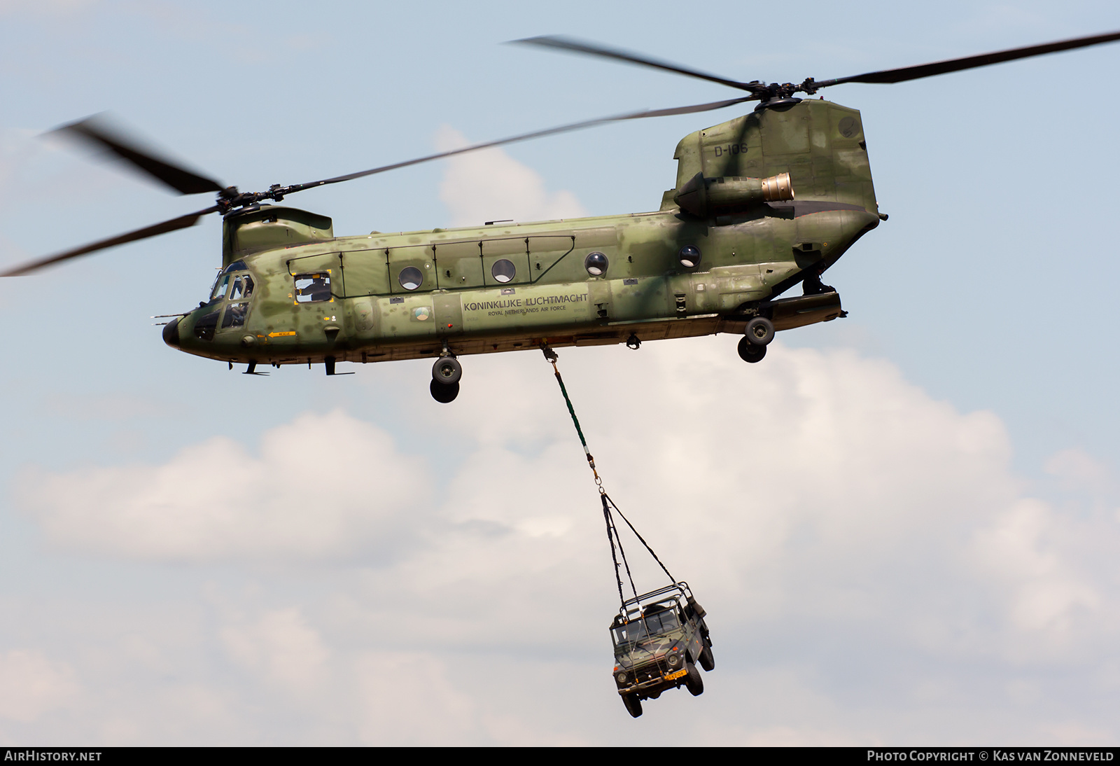 Aircraft Photo of D-106 | Boeing CH-47D Chinook (414) | Netherlands - Air Force | AirHistory.net #238662