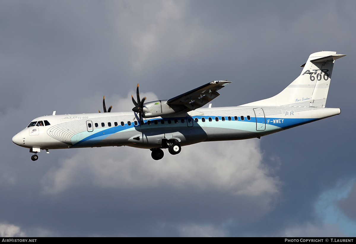 Aircraft Photo of F-WWEY | ATR ATR-72-600 (ATR-72-212A) | ATR | AirHistory.net #238676