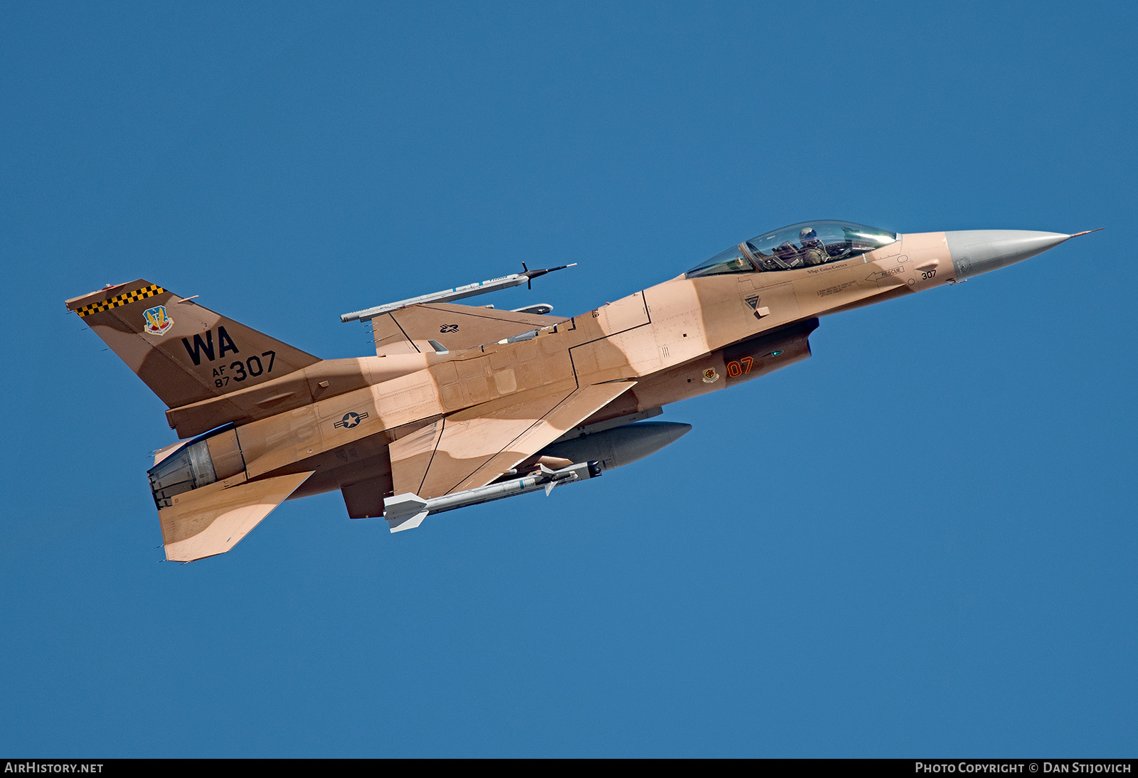 Aircraft Photo of 87-0307 / AF87-307 | General Dynamics F-16C Fighting Falcon | USA - Air Force | AirHistory.net #238694