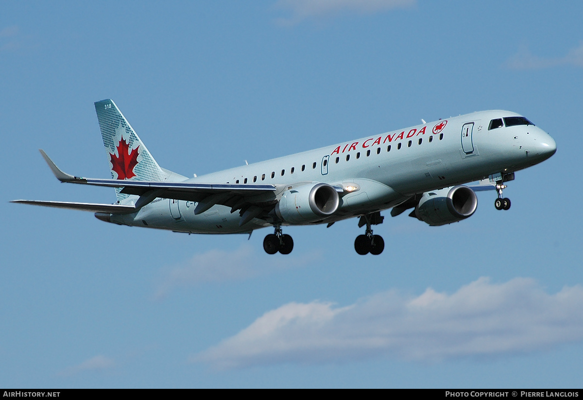 Aircraft Photo of C-FHKP | Embraer 190AR (ERJ-190-100IGW) | Air Canada | AirHistory.net #238700