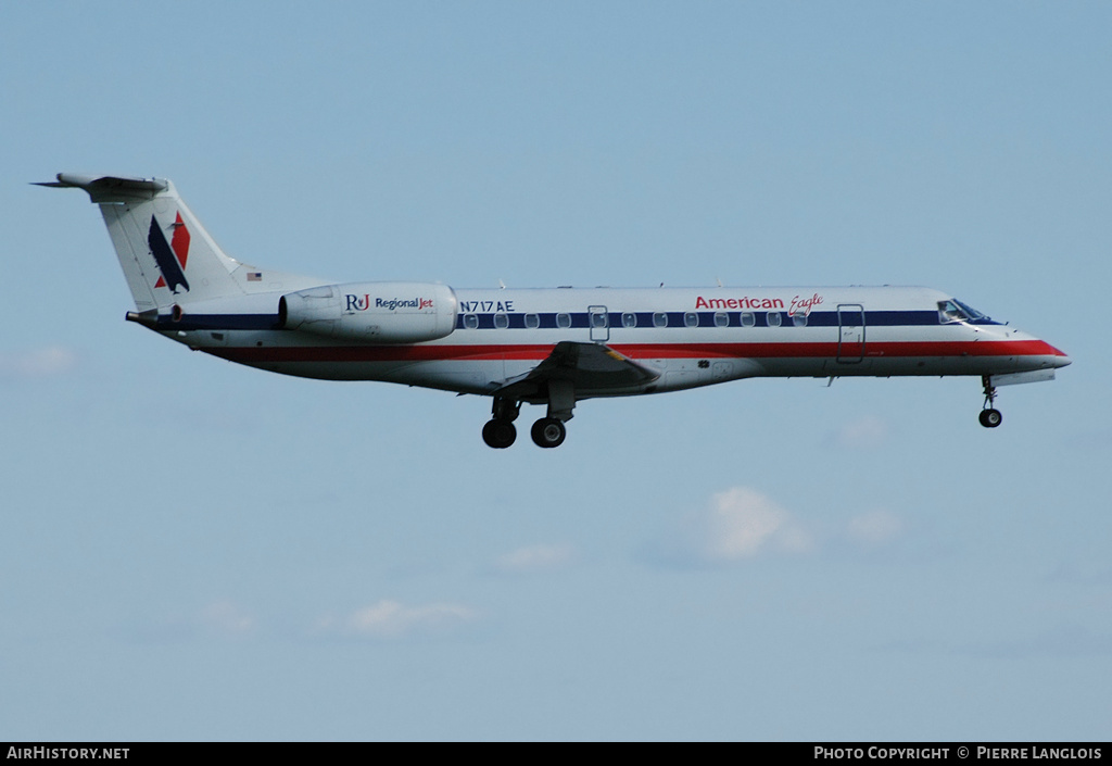 Aircraft Photo of N717AE | Embraer ERJ-135LR (EMB-135LR) | American Eagle | AirHistory.net #238701