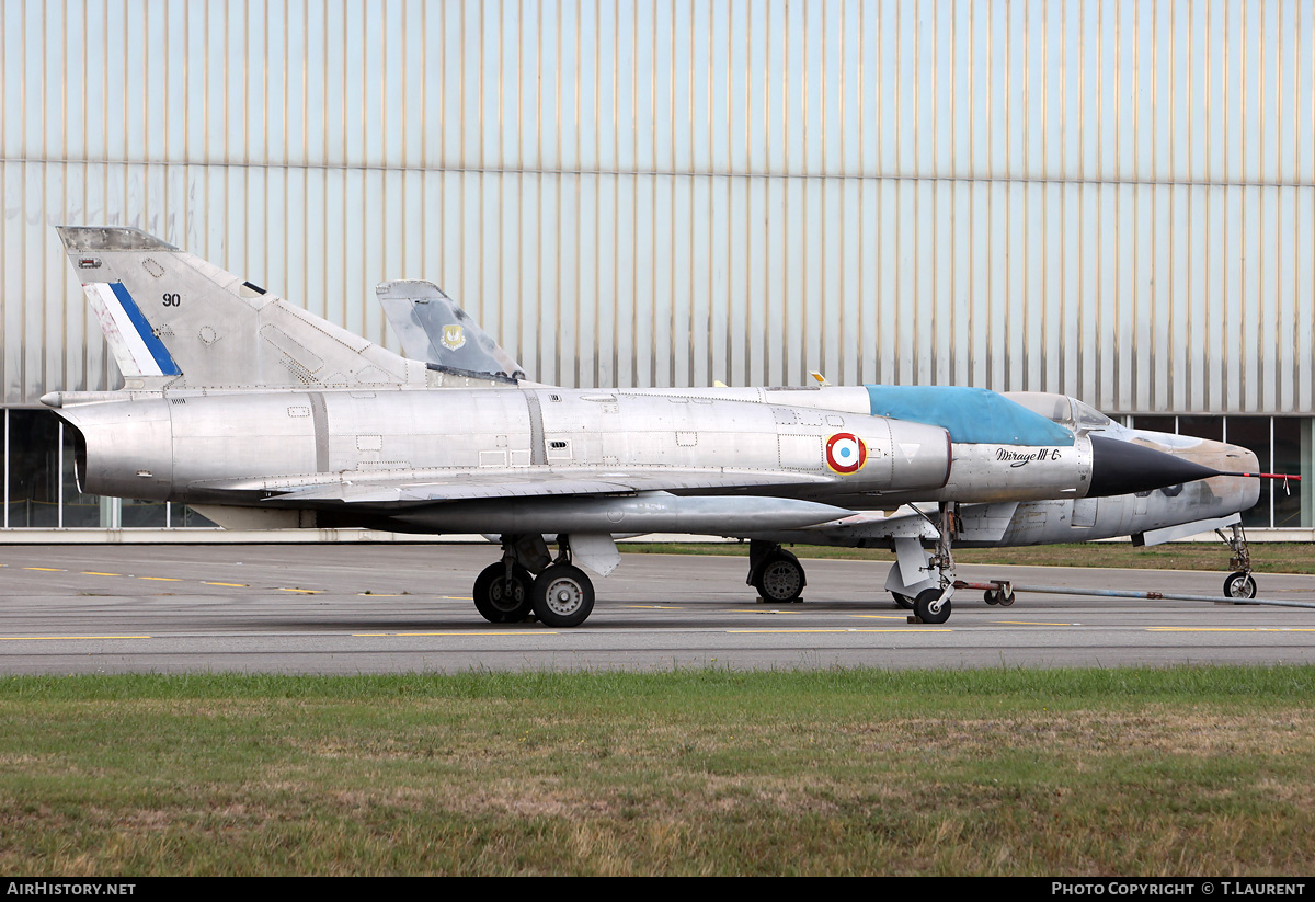 Aircraft Photo of 90 | Dassault Mirage IIIC | France - Air Force | AirHistory.net #238725