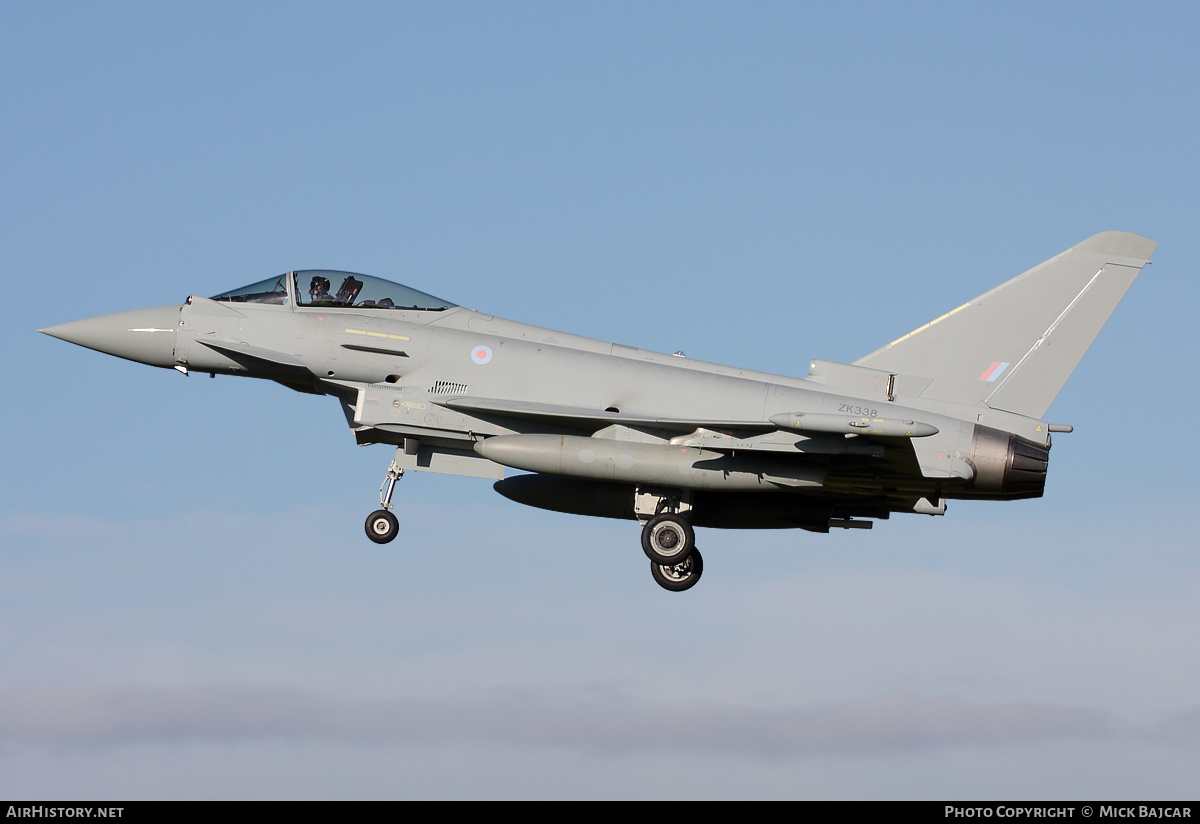Aircraft Photo of ZK338 | Eurofighter EF-2000 Typhoon FGR4 | UK - Air Force | AirHistory.net #238745