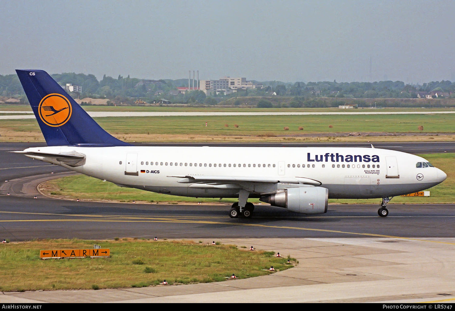 Aircraft Photo of D-AICS | Airbus A310-203 | Lufthansa | AirHistory.net #238770