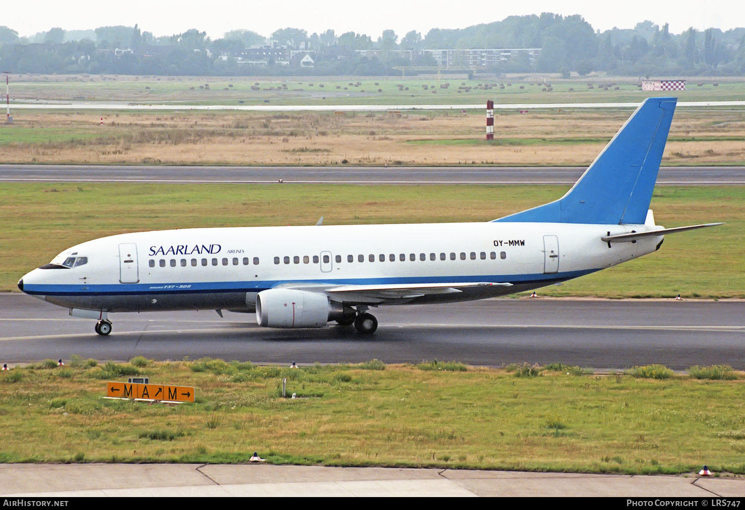 Aircraft Photo of OY-MMW | Boeing 737-3L9 | Saarland Airlines | AirHistory.net #238773