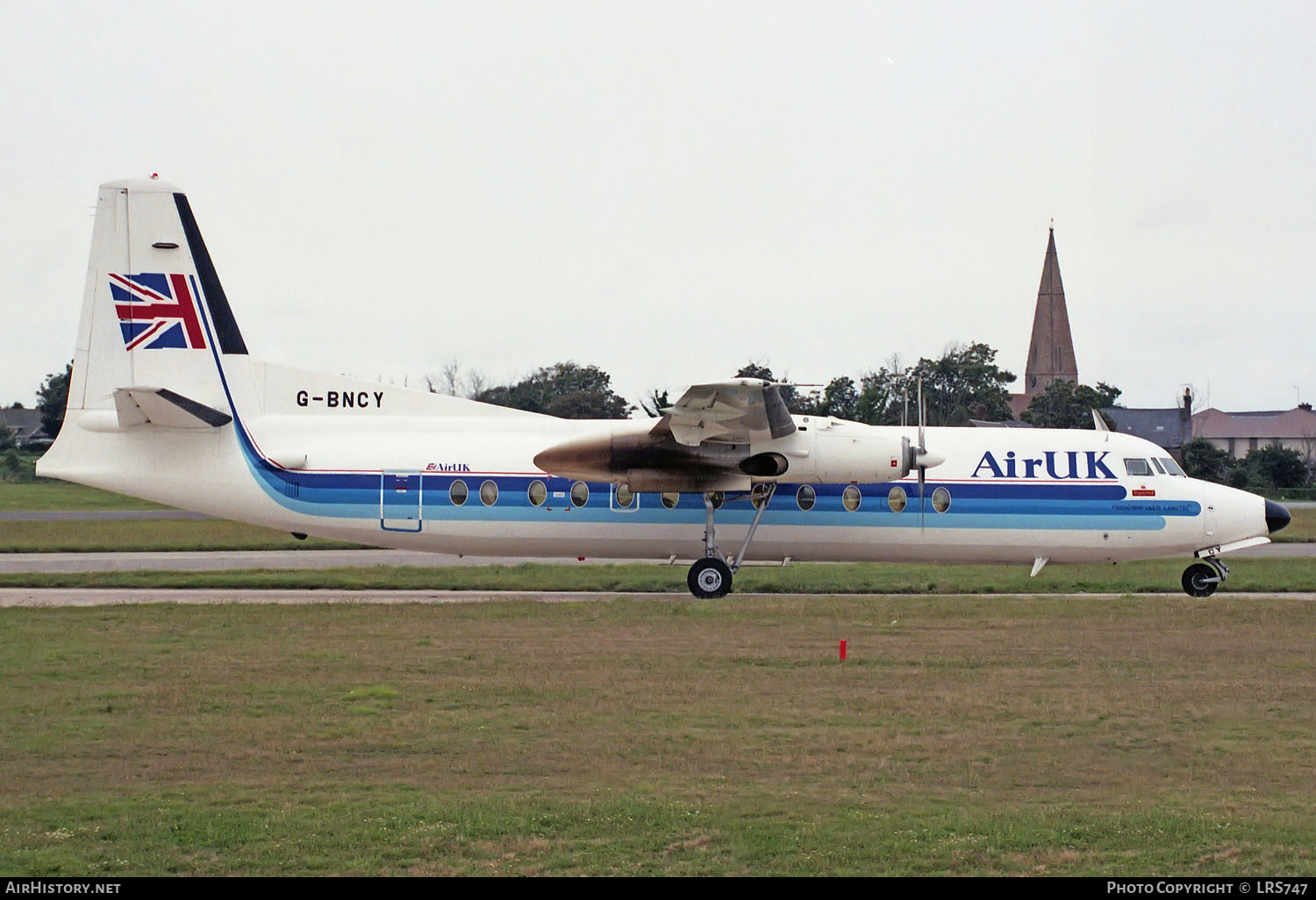 Aircraft Photo of G-BNCY | Fokker F27-500F Friendship | Air UK | AirHistory.net #238777