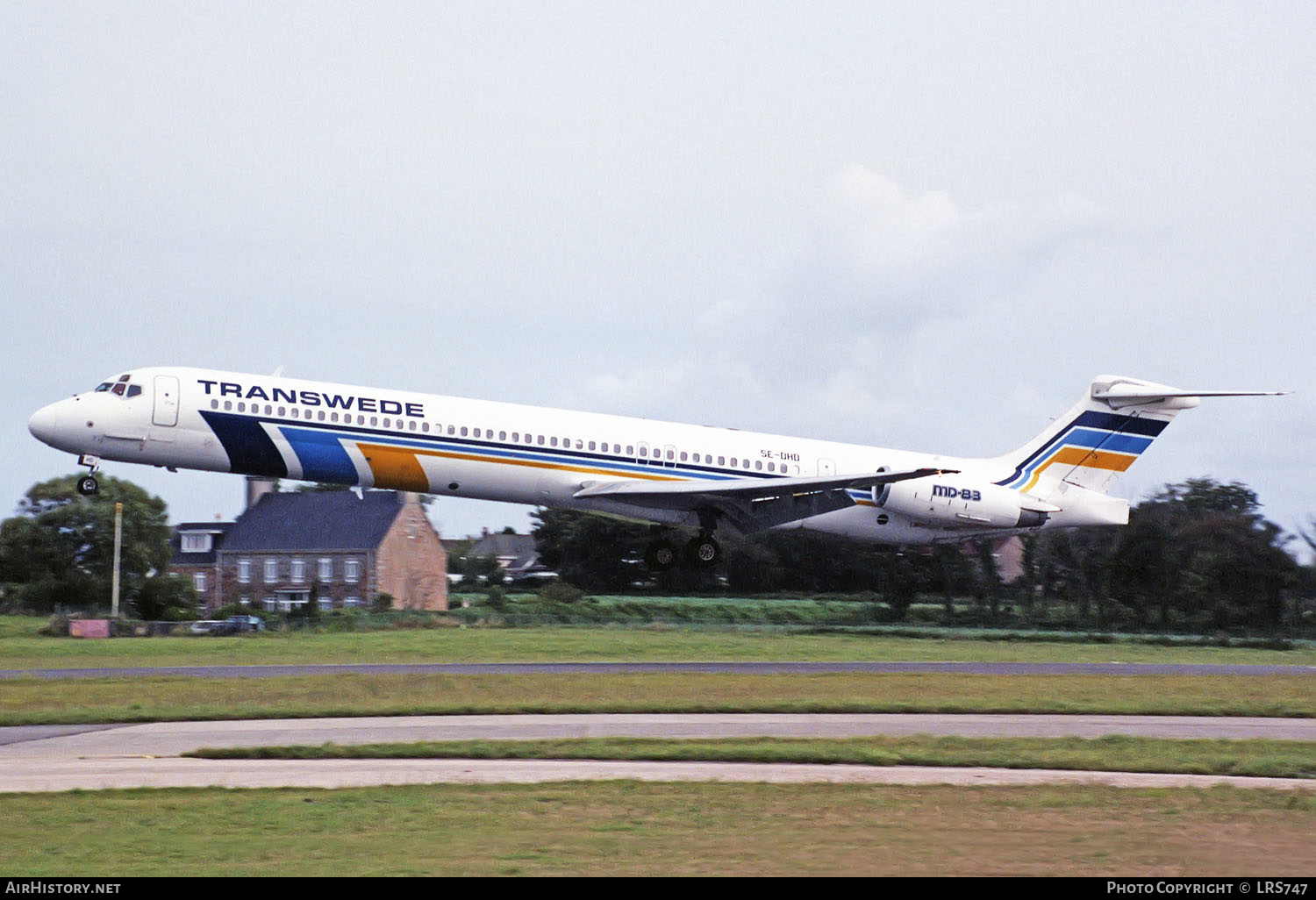 Aircraft Photo of SE-DHD | McDonnell Douglas MD-83 (DC-9-83) | Transwede Airways | AirHistory.net #238782