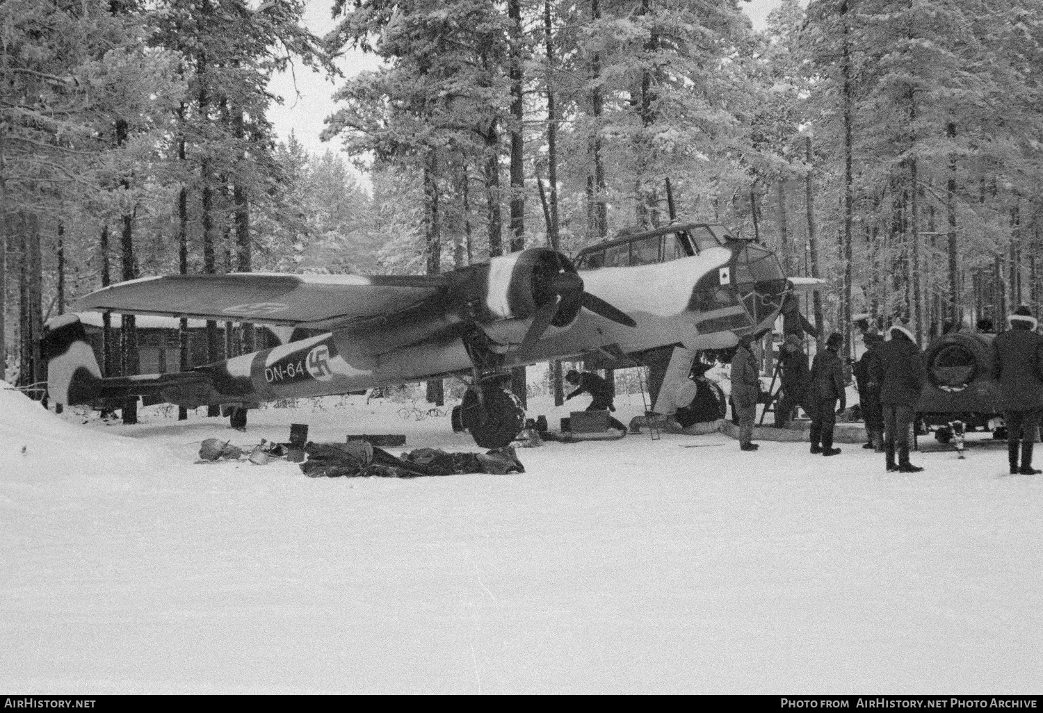 Aircraft Photo of DN-64 | Dornier Do 17Z-3 | Finland - Air Force | AirHistory.net #238785