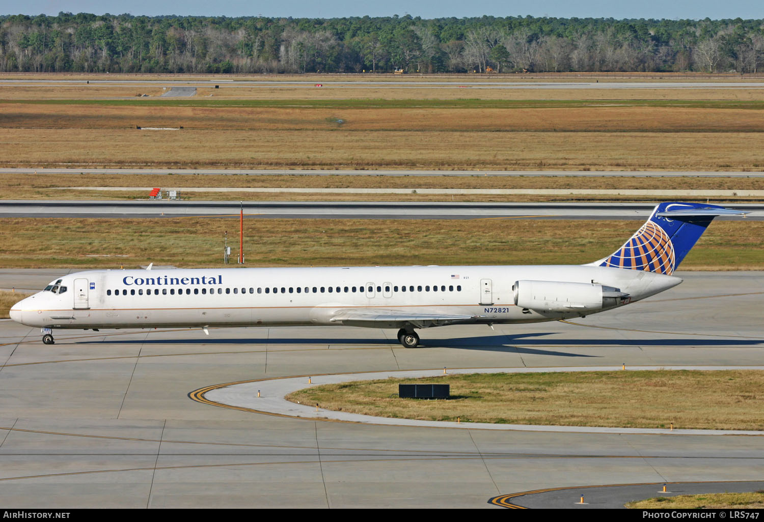 Aircraft Photo of N72821 | McDonnell Douglas MD-82 (DC-9-82) | Continental Airlines | AirHistory.net #238813